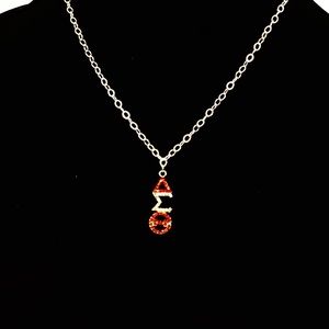 Delta Sigma Theta Necklace